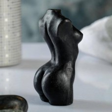 Фигурное мыло "Женское тело №1" черное, 80гр